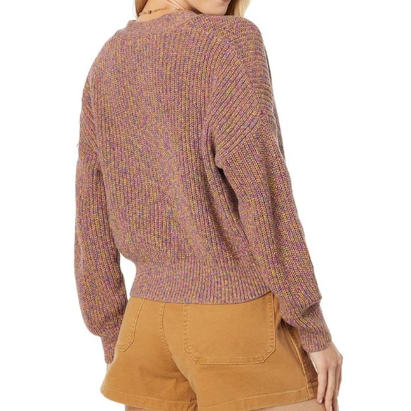 Madewell Marled Greywood Crop Cardigan Sweater - Picture 2 of 4